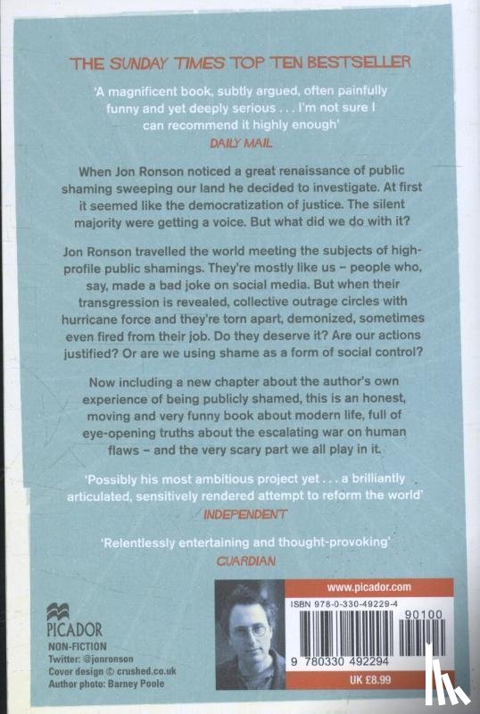 Ronson, Jon - So You've Been Publicly Shamed