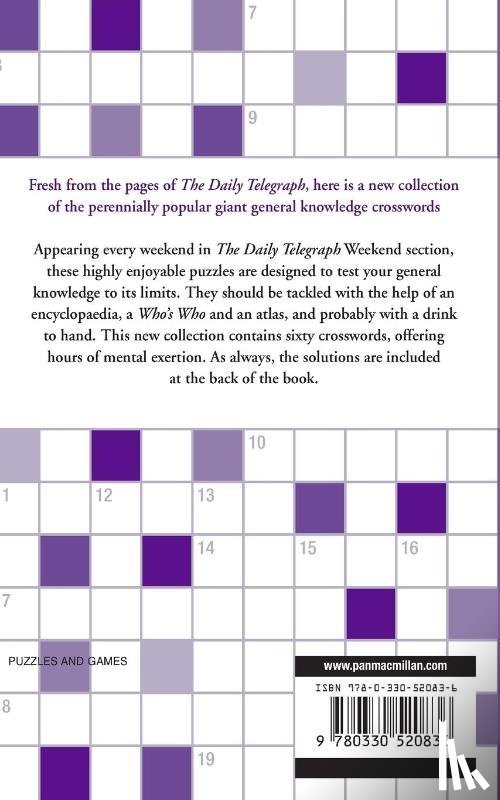 Telegraph Group Limited - Daily Telegraph General Knowledge Crosswords 9