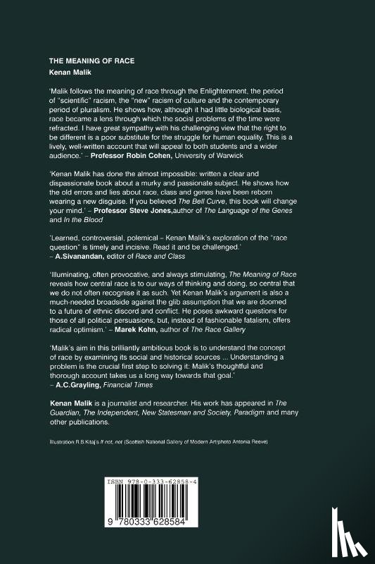 Malik, Kenan (LONDON) - The Meaning of Race