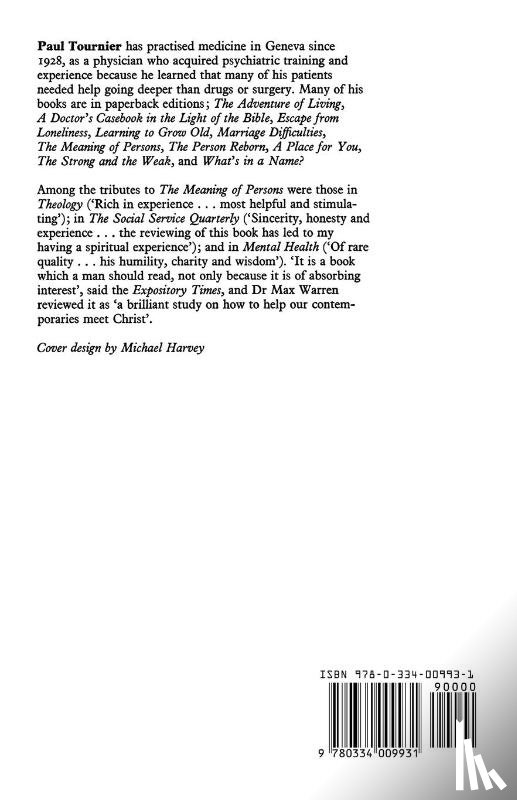Tournier, Paul - The Meaning of Persons