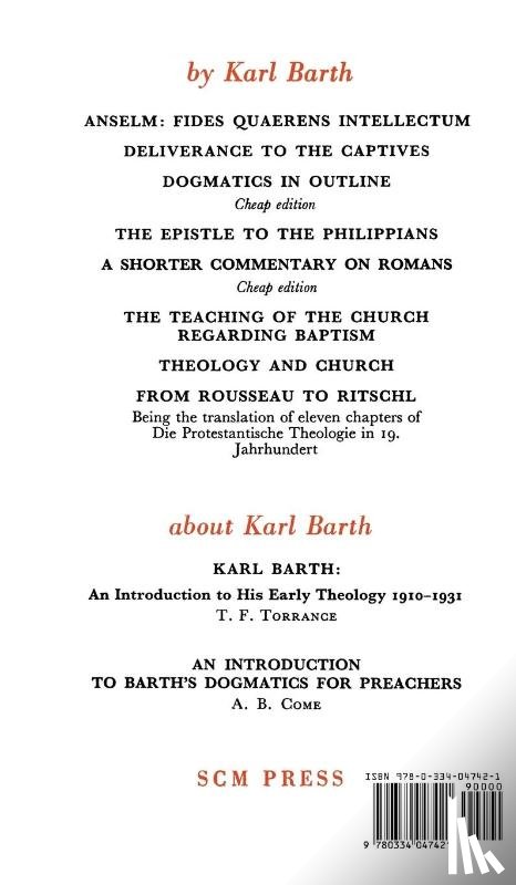 Barth, Karl - Prayer and Preaching