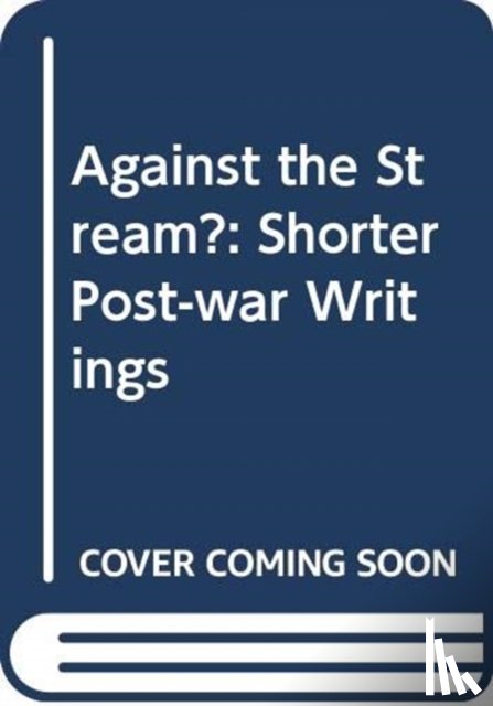Barth, Karl - Against the Stream?