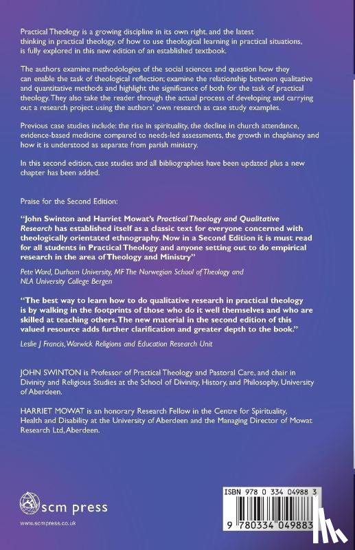 Swinton, John, Mowat, Harriet - Practical Theology and Qualitative Research - second edition