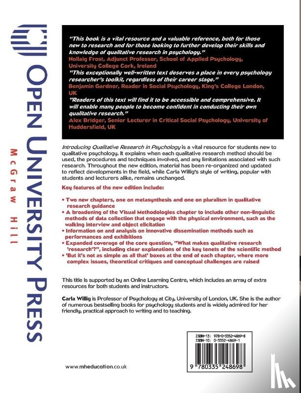 Willig, Carla - Introducing Qualitative Research in Psychology 4e