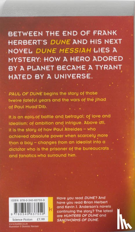 Herbert, Brian, Anderson, Kevin J - Paul of Dune