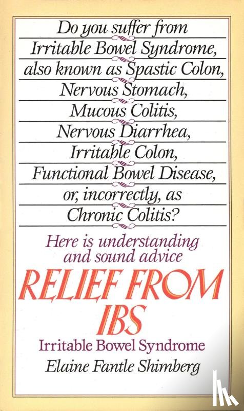 Shimberg, Elaine Fantle - Relief from IBS