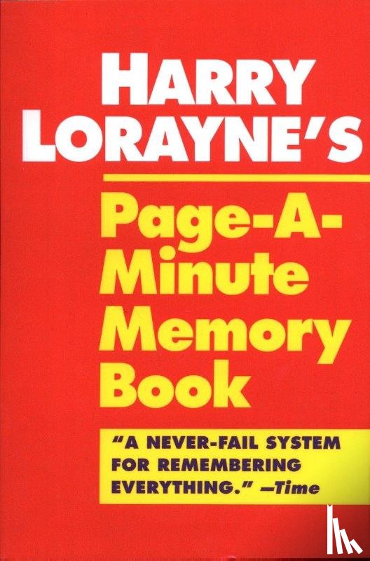 Lorayne, Harry - Harry Lorayne's Page-a-Minute Memory Book