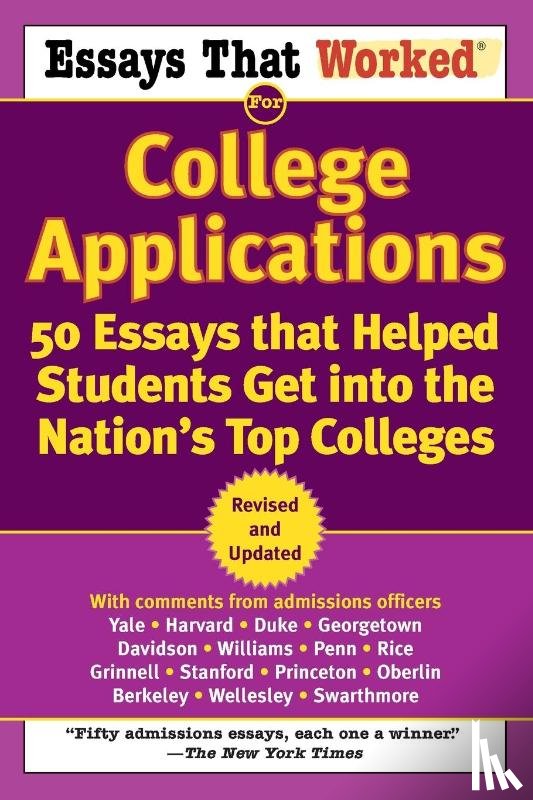 Curry, Boykin, Kasbar, Brian - Essays that Worked for College Applications