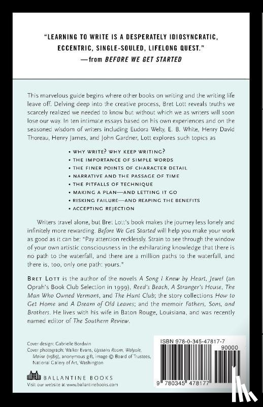 Lott, Bret - Before We Get Started