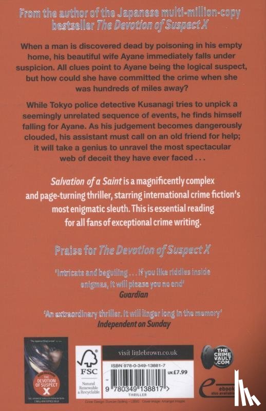Higashino, Keigo - Salvation of a Saint