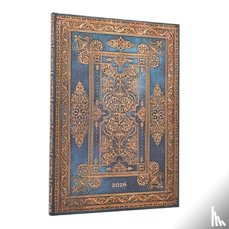  - 12-Monatskalender. 2026 Blue Luxe Grande Vertikal
