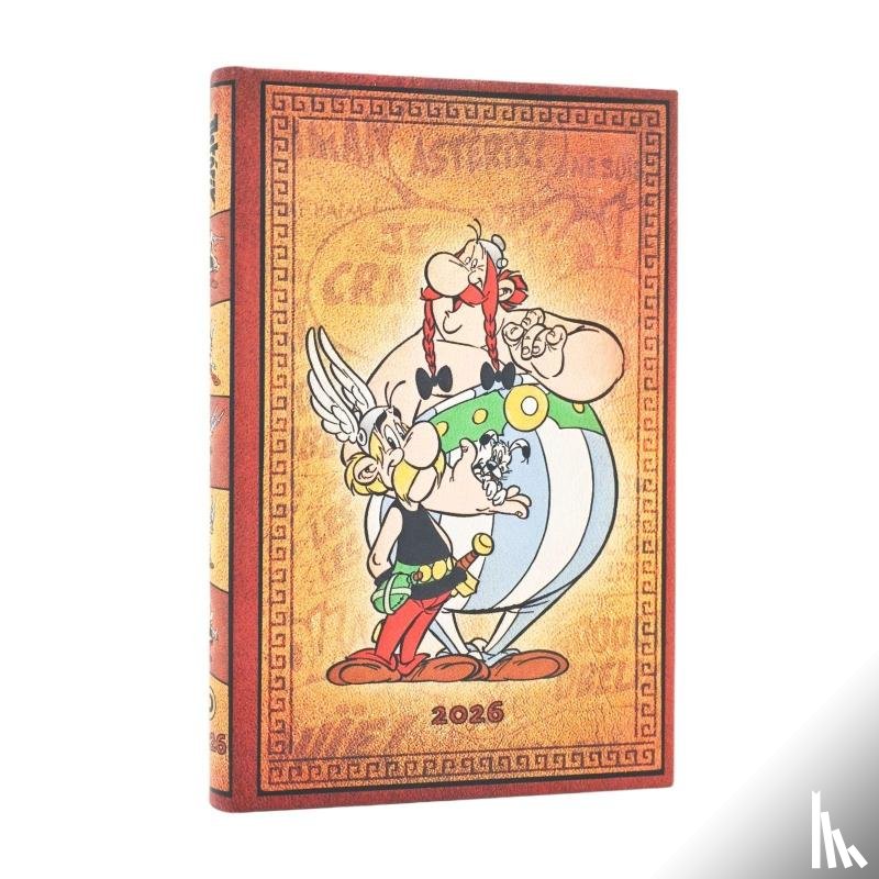 Paperblanks - 2026 Asterix & Obelix (The Adventures of Asterix) Mini 12-month Verso Hardcover Flexi Dayplanner 2026 (Elastic Band Closure)