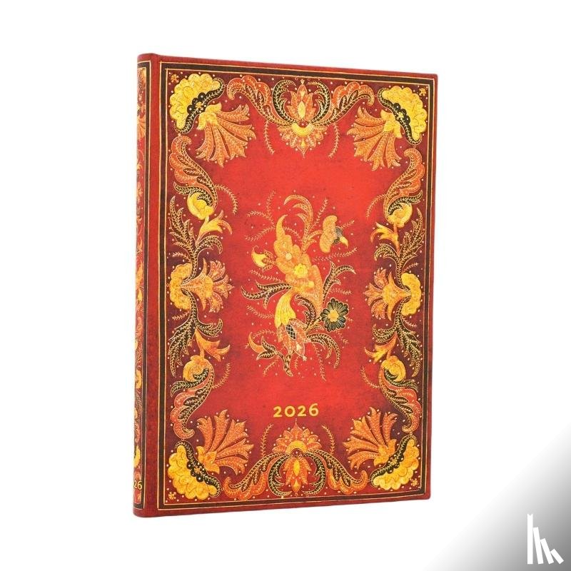 Paperblanks - 2026 Fiammetta Midi 12-month Horizontal Hardcover Flexi Dayplanner 2026 (Elastic Band Closure)