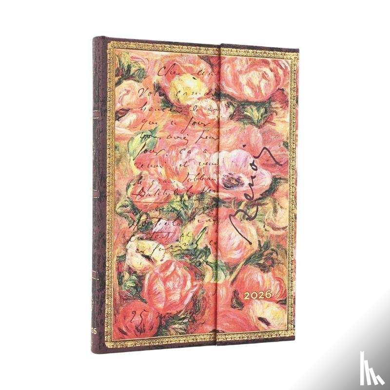 Paperblanks - 2026 Renoir, Letter to Morisot (1892) (Embellished Manuscripts Collection) Midi 12-month Verso Hardcover Flexi Dayplanner 2026 Renoir, Letter to Morisot (1892 (Wrap Closure)