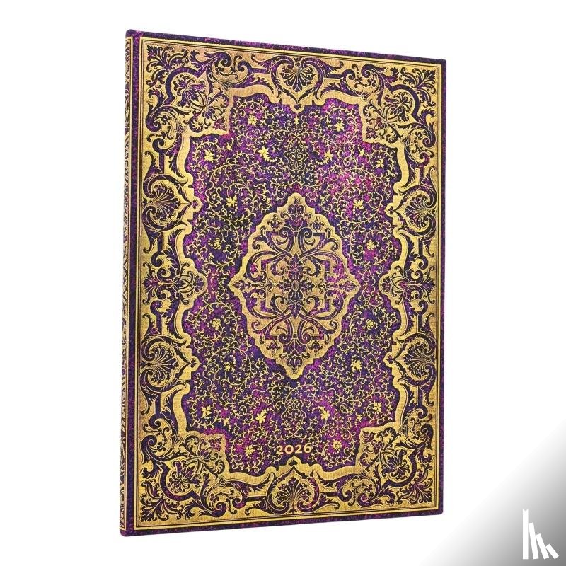 Paperblanks - 2026 Picaresque Grande 12-month Vertical Hardcover Flexi Dayplanner 2026 (Elastic Band Closure)