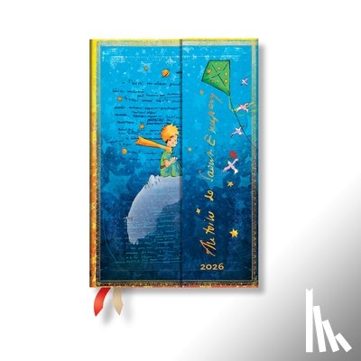 Paperblanks - Paperblanks 2026 Saint-Exupéry, the Little Prince Embellished Manuscripts Collection 12-Month Planner Mini Day-At-A-Time Wrap 416 Pg 80 GSM