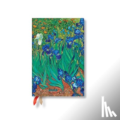 Paperblanks - Paperblanks 2026 Van Gogh's Irises Van Gogh's Irises 12-Month Planner Mini Horizontal Elastic Band 160 Pg 100 GSM