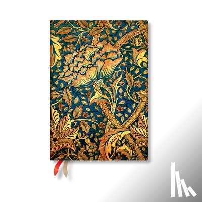Paperblanks - Paperblanks 2026 Morris Windrush William Morris 12-Month Planner Flexis MIDI Horizontal Elastic Band 176 Pg 100 GSM