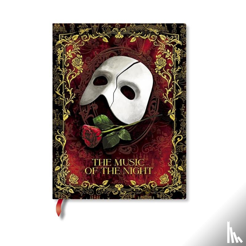 Paperblanks - Masked Melody (Phantom of the Opera) Ultra Unlined Hardcover Journal (Elastic Band Closure)