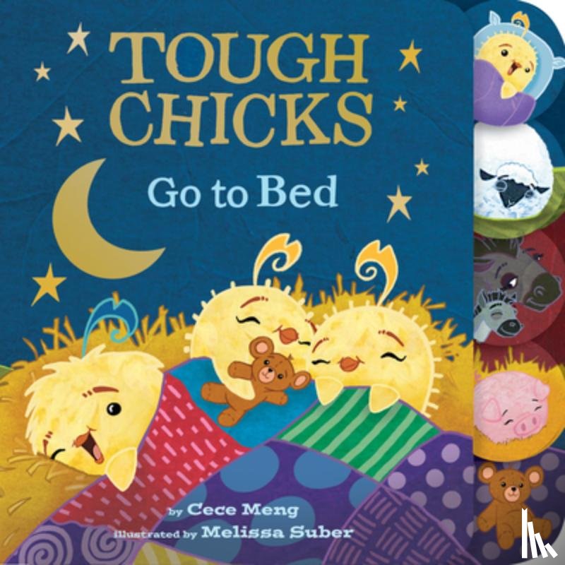 Meng, Cece - Tough Chicks Go to Bed Tabbed Touch-and-Feel Board Book