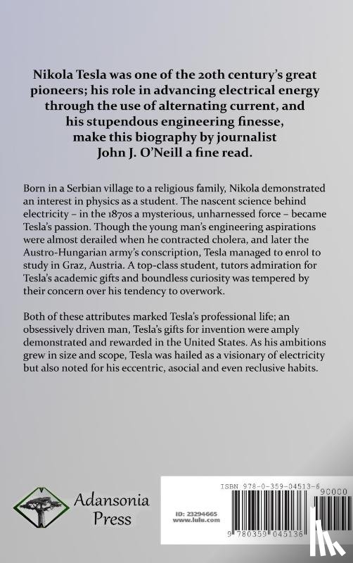O'Neill, John J - Prodigal Genius