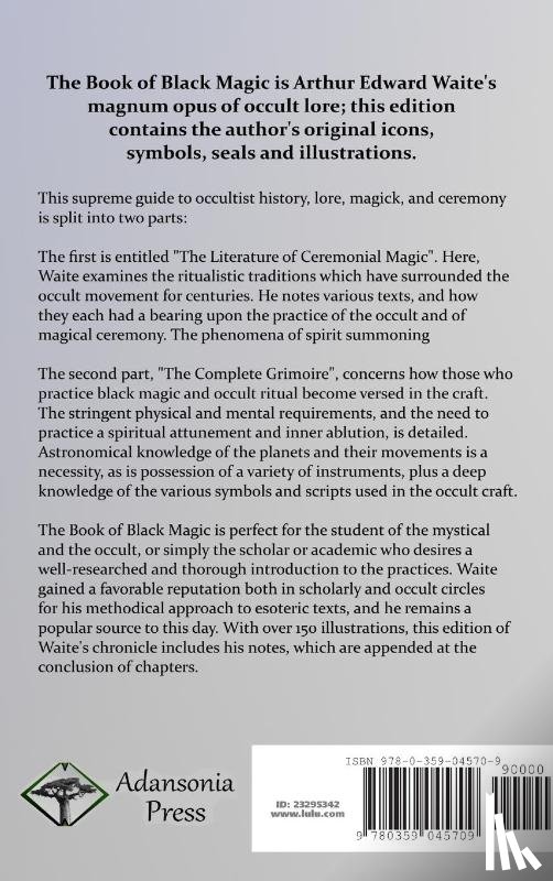 Waite, Arthur Edward - The Book of Black Magic and Ceremonial Magic