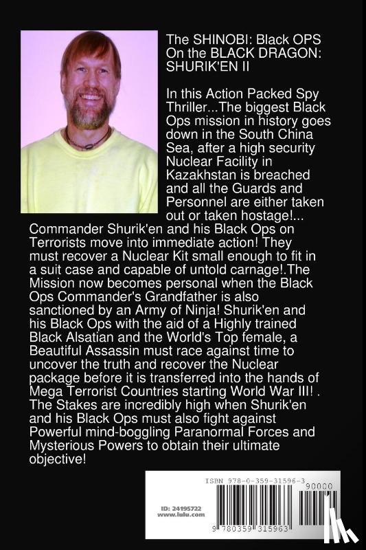 Lyons, Reg D - The SHINOBI Black Ops On the BLACK DRAGON