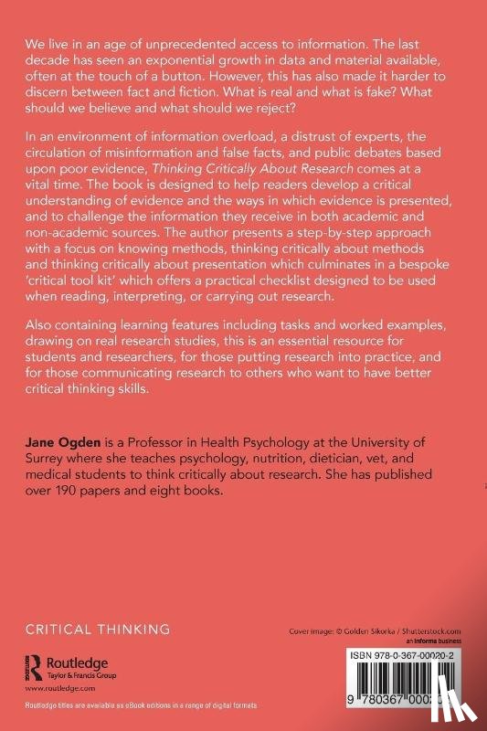 Ogden, Jane - Thinking Critically about Research