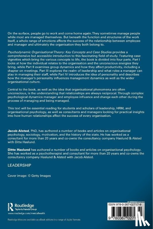 Alsted, Jacob, Haslund, Ditte - Psychodynamic Organisational Theory