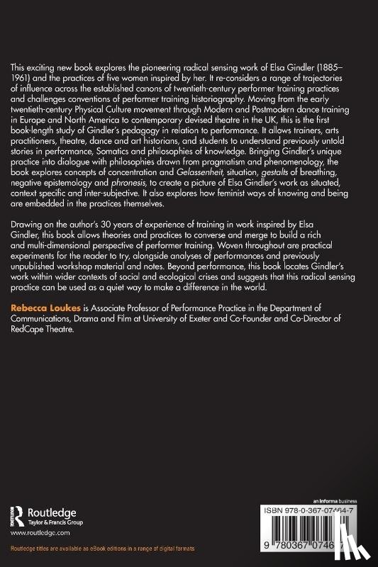 Loukes, Rebecca - Radical Sensing and Performer Training