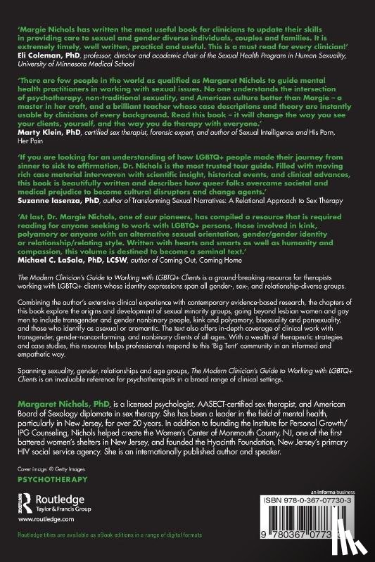 Nichols, Margaret - The Modern Clinician's Guide to Working with LGBTQ+ Clients