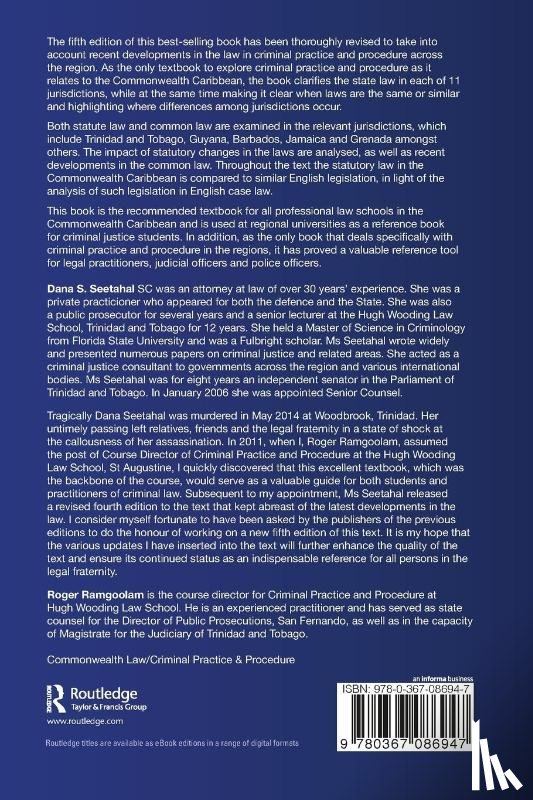 Ramgoolam, Roger - Commonwealth Caribbean Criminal Practice and Procedure