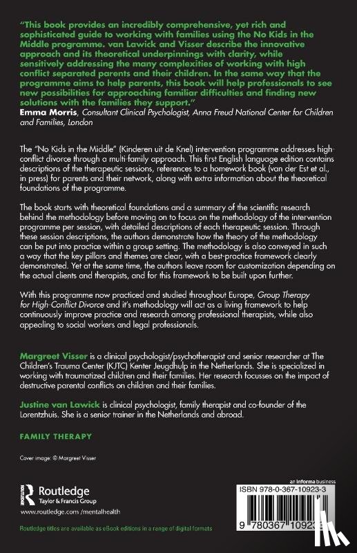 Visser, Margreet (Children's Trauma Center, van Lawick, Justine (Lorentzhuis - Group Therapy for High-Conflict Divorce