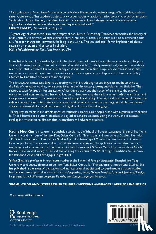  - Researching Translation in the Age of Technology and Global Conflict