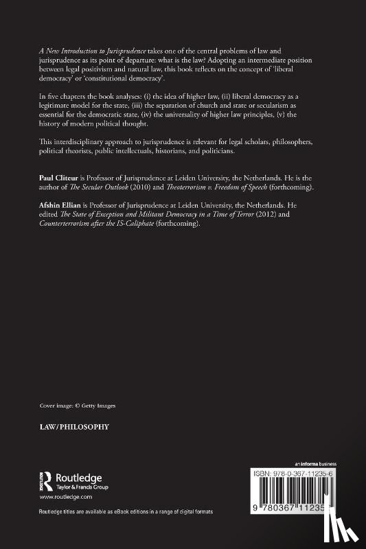 Cliteur, Paul, Ellian, Afshin - A New Introduction to Jurisprudence