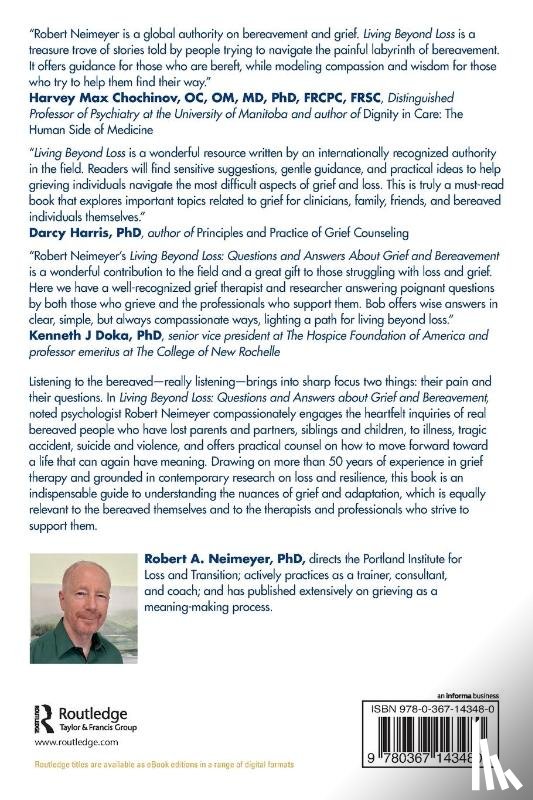 Neimeyer, Robert A. (Portland Institute for Loss and Transition - Living Beyond Loss