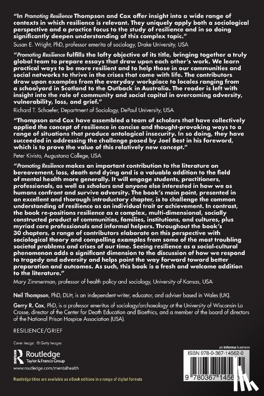  - Promoting Resilience