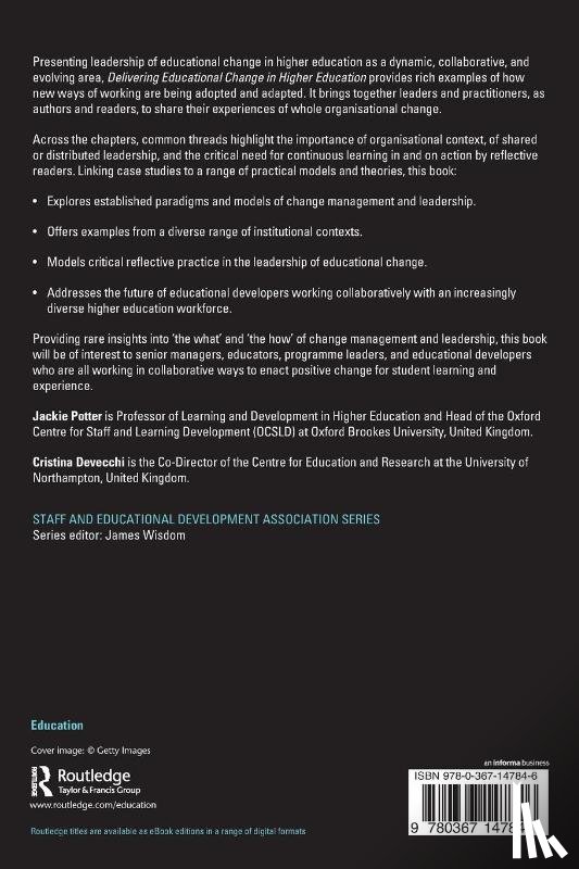  - Delivering Educational Change in Higher Education