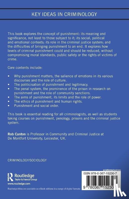Canton, Rob (De Montfort University - Punishment