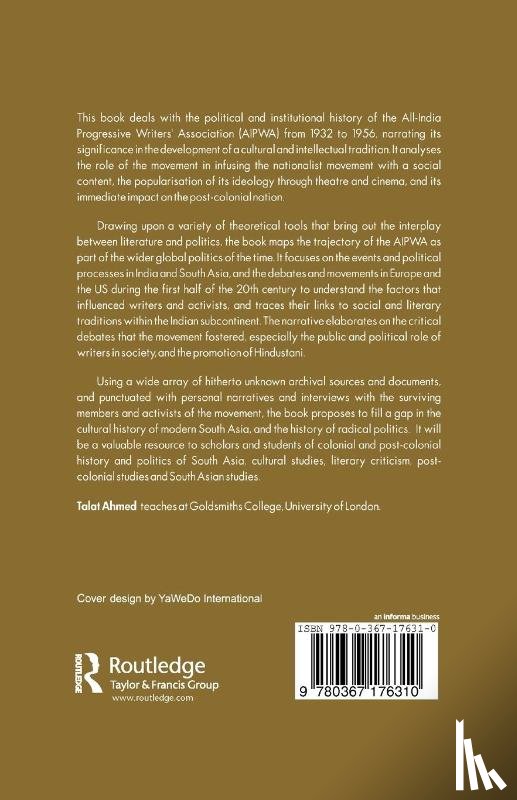 Ahmed, Talat - Literature and Politics in the Age of Nationalism