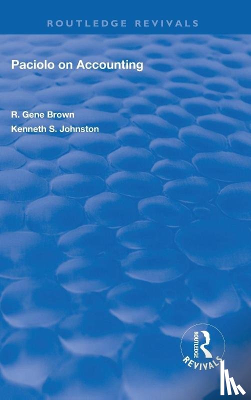 Brown, R. Gene, Johnston, Kenneth S. - Paciolo on Accounting