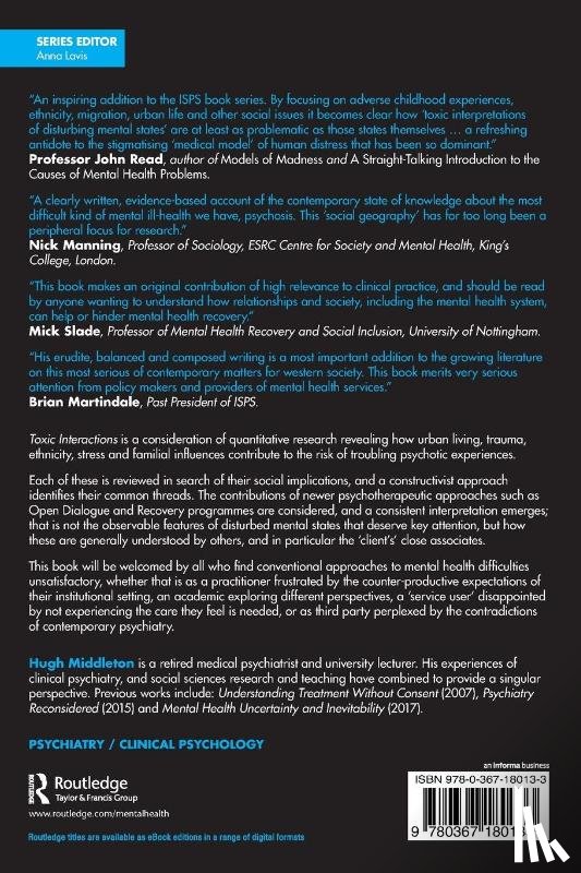 Middleton, Hugh - Toxic Interactions and the Social Geography of Psychosis