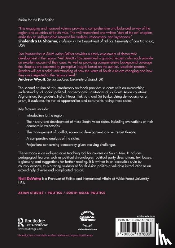  - An Introduction to South Asian Politics