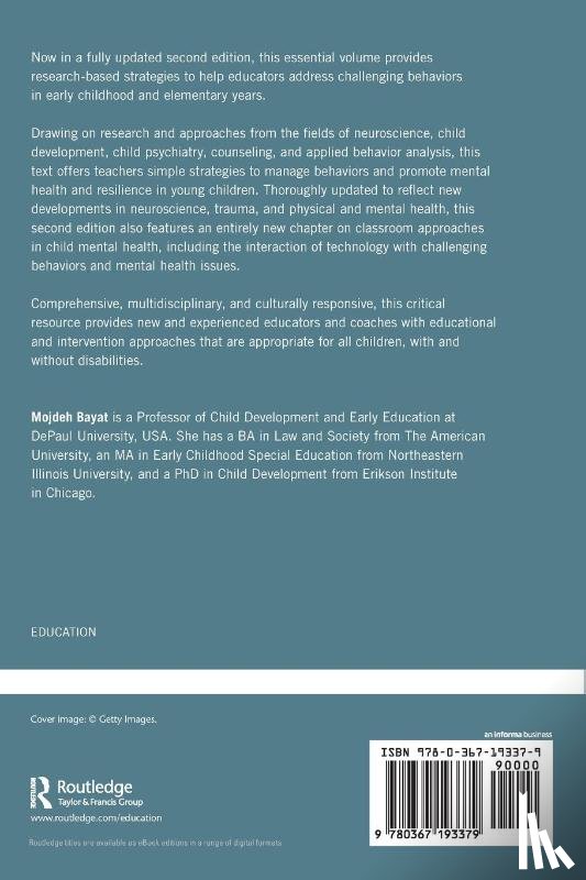 Bayat, Mojdeh (DePaul University - Addressing Challenging Behaviors and Mental Health Issues in Early Childhood