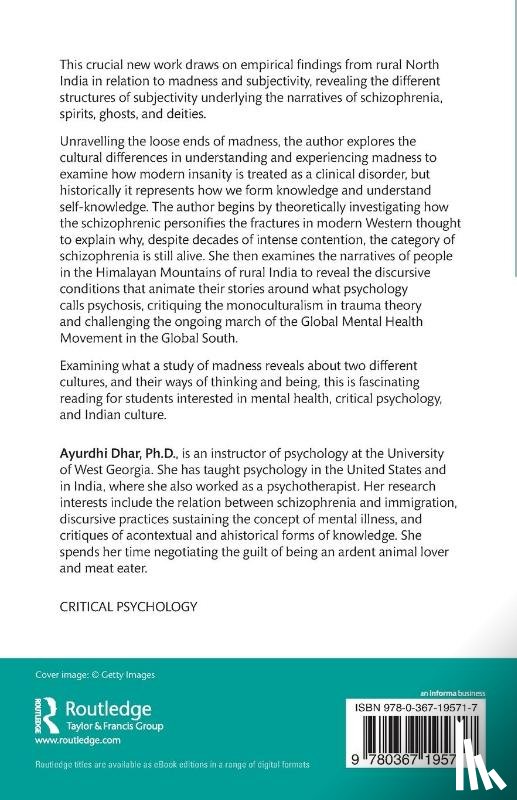 Dhar, Ayurdhi - Madness and Subjectivity