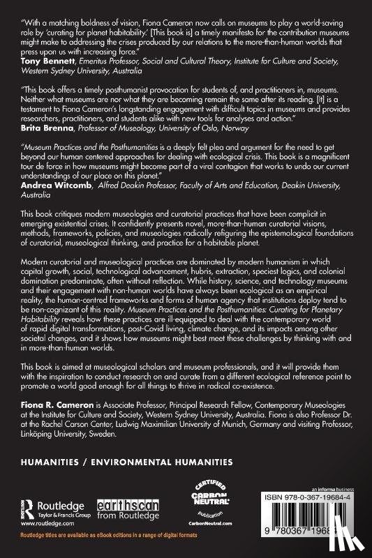 Cameron, Fiona R. - Museum Practices and the Posthumanities