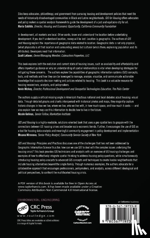 Ramasubramanian, Laxmi, Albrecht, Jochen, Rojas De Leon, Deborah - GIS and Housing