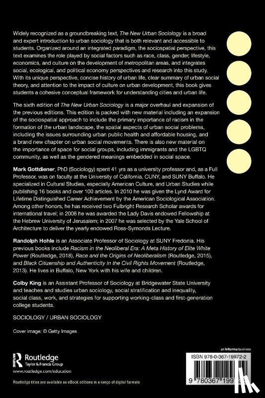 Gottdiener, Mark, Hohle, Randolph, King, Colby - The New Urban Sociology