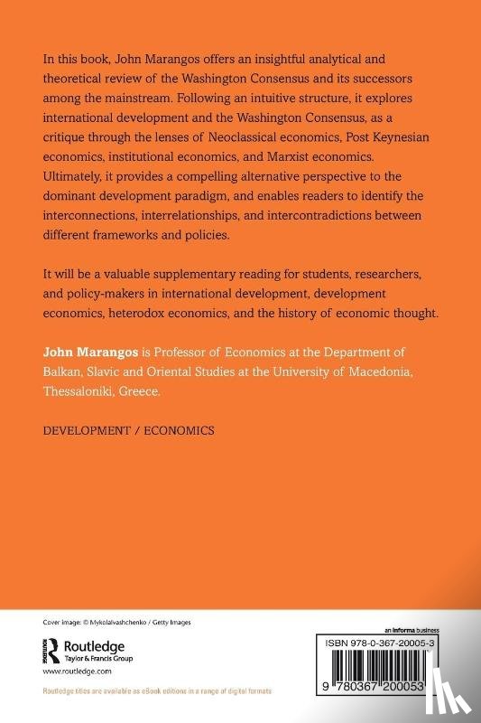 Marangos, John (University of Macedonia - International Development and the Washington Consensus