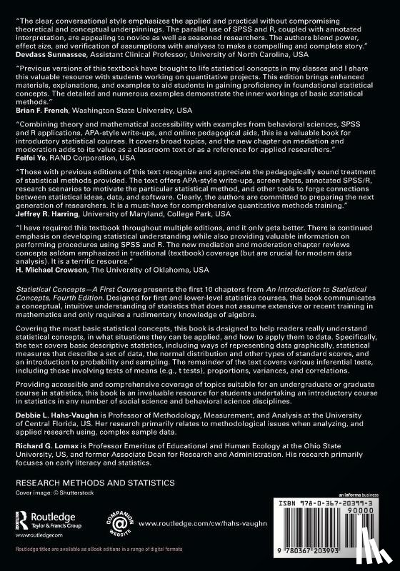 Hahs-Vaughn, Debbie L. - Statistical Concepts - A First Course